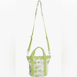 adidas Women's Essentials Mini Tote Crossbody, Pulse Lime-Almost Lime